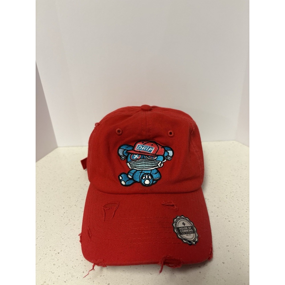 House Of Commons Drip Distressed Adjustable Baseball Cap